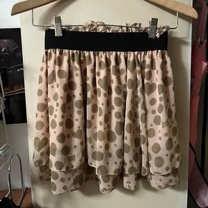 Japanese brand HbG Cotton Candy Chiffon Skirt Kawaii Tokyo Fashion Gyaru Lolita